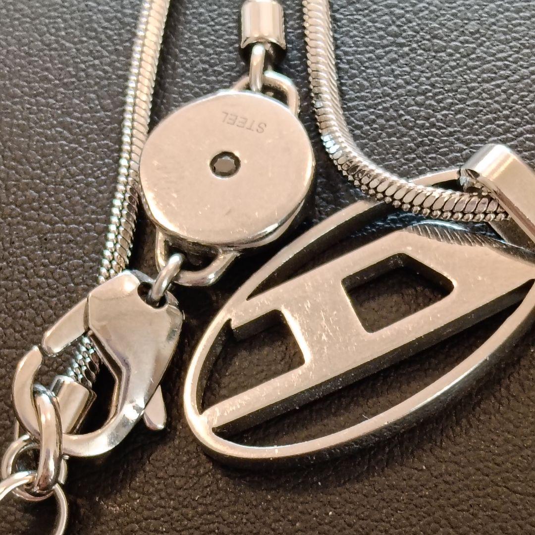 DIESEL チェーン ネックレス シルバー　60cm　値引き不可