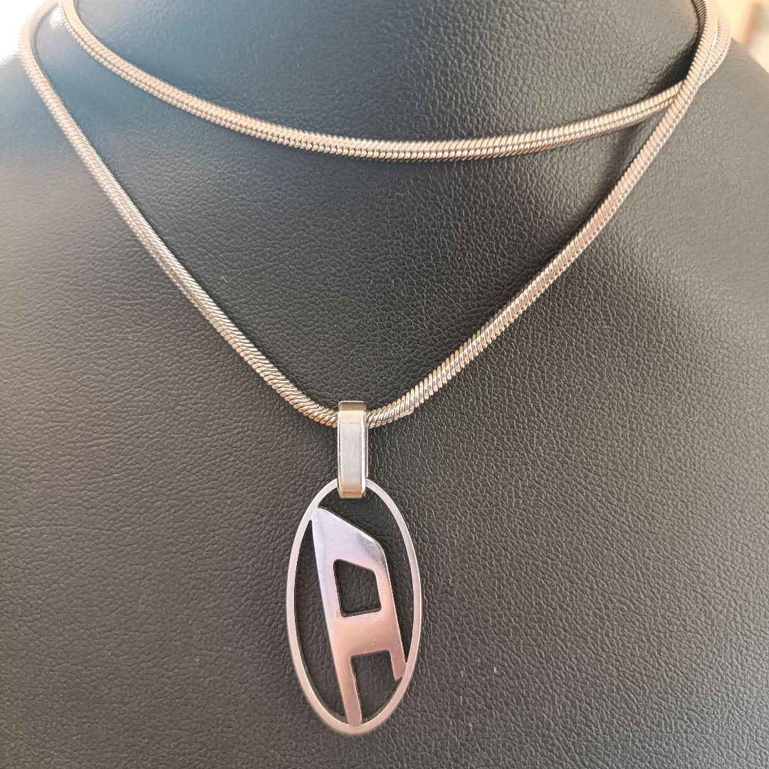 DIESEL チェーン ネックレス シルバー　60cm　値引き不可