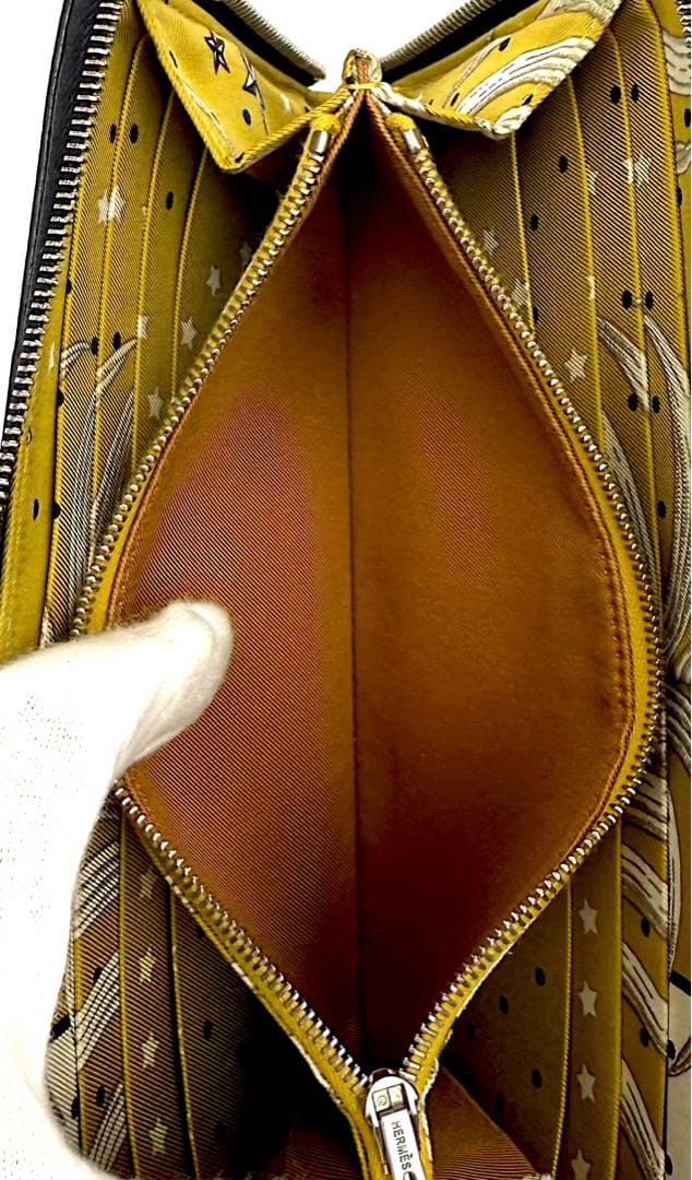 エルメス アザップ シルクイン ロング アザップロング ジップ 長財布