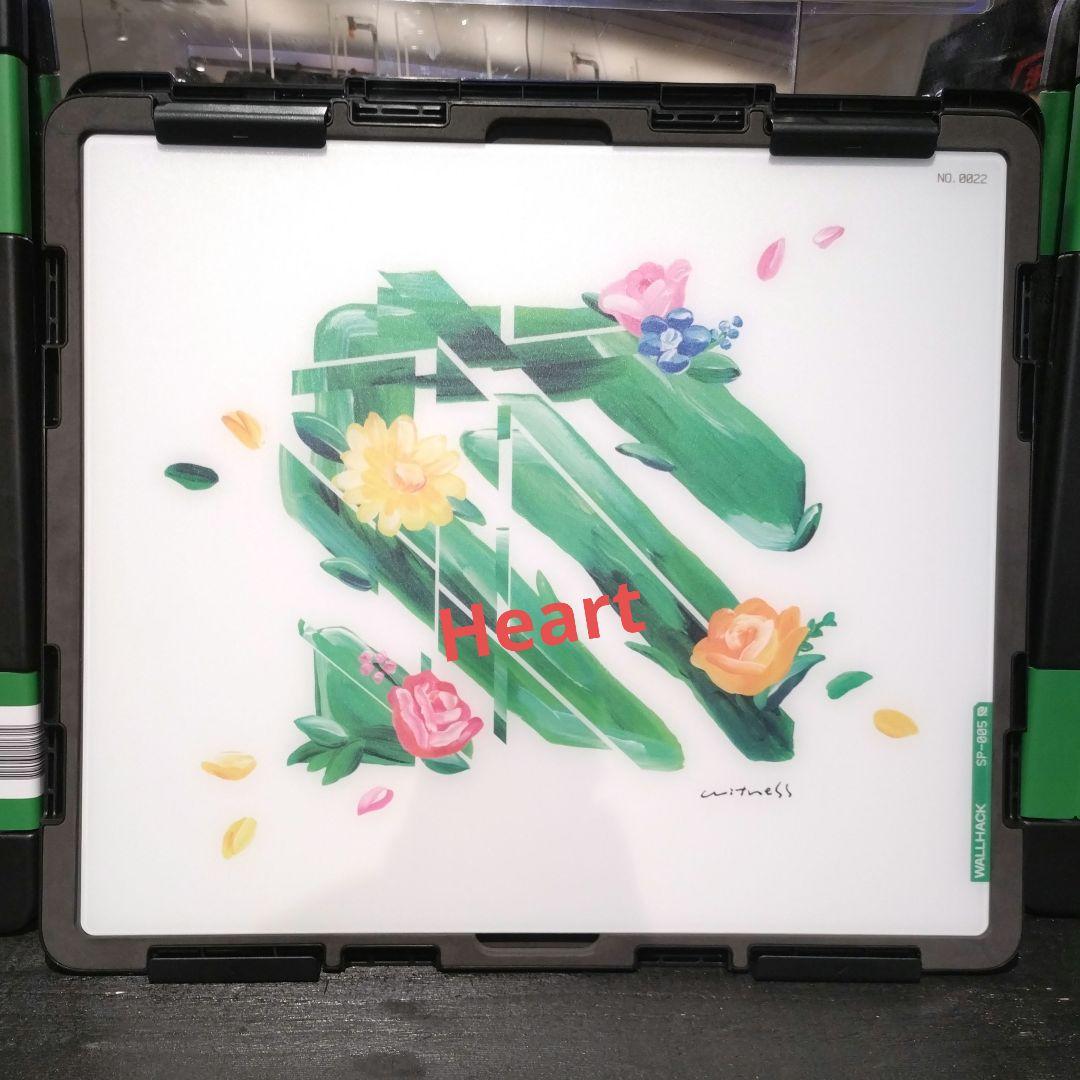 150枚限定 WALLHACK ガラスマウスパッド witness コラボ