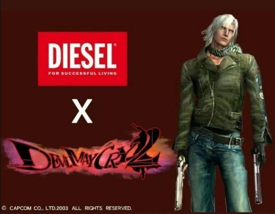 デビルメイクライ2 DIESELコラボ　ジャケットとベルト　dmc2
