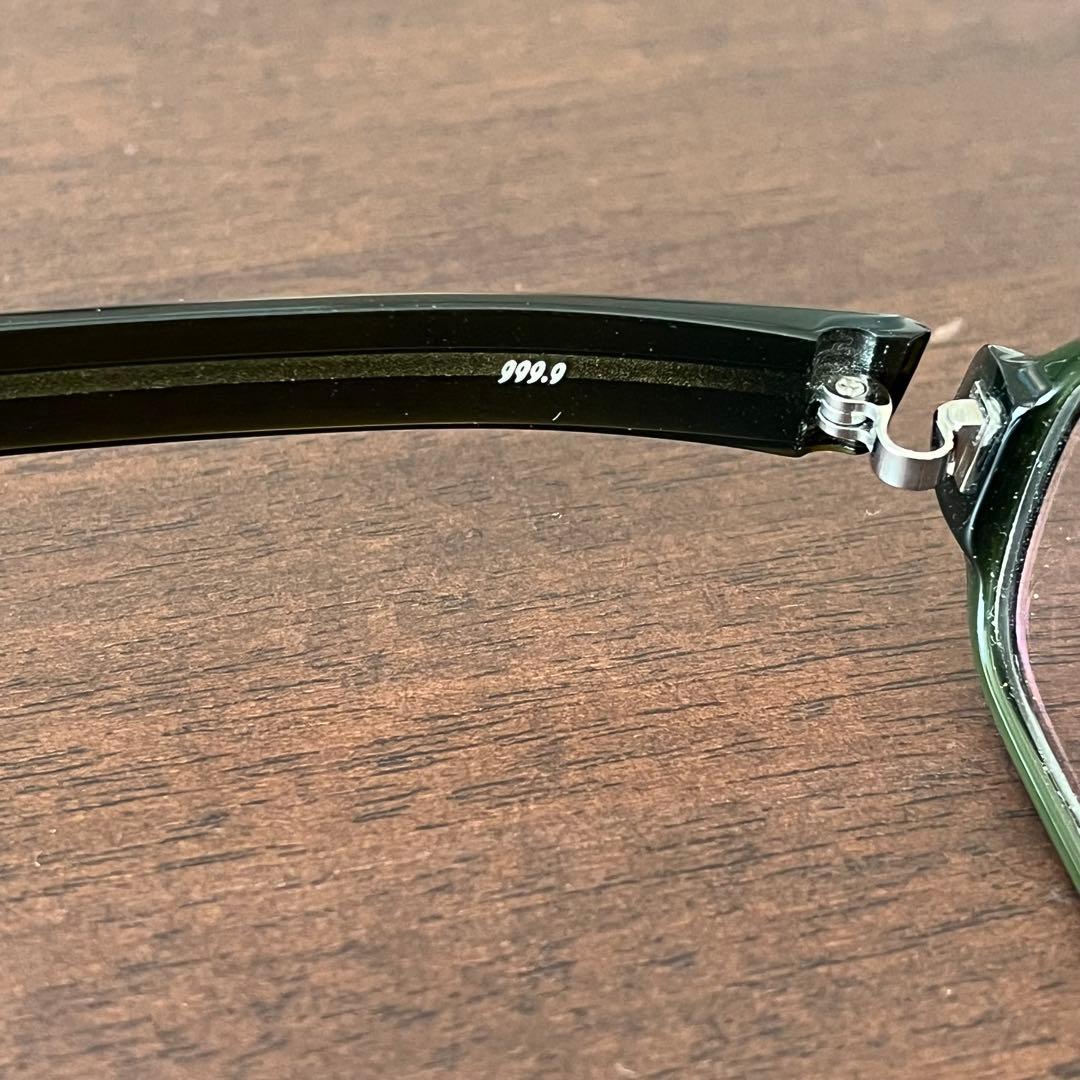 ミ*ー様 美品 999.9 NP-31ストライプグリーン フォーナインズ