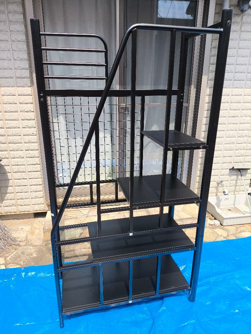 【直接引取限定】ロフトベッド・システムベッド階段付き（ニトリ LB-001）