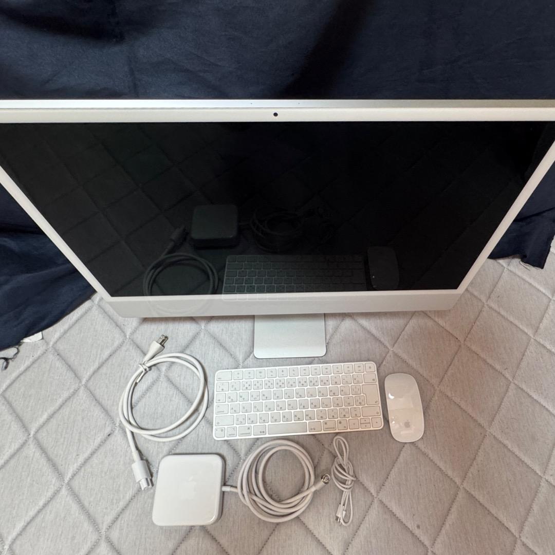 【美品】Apple iMac 24インチ（2021年モデル・M1）