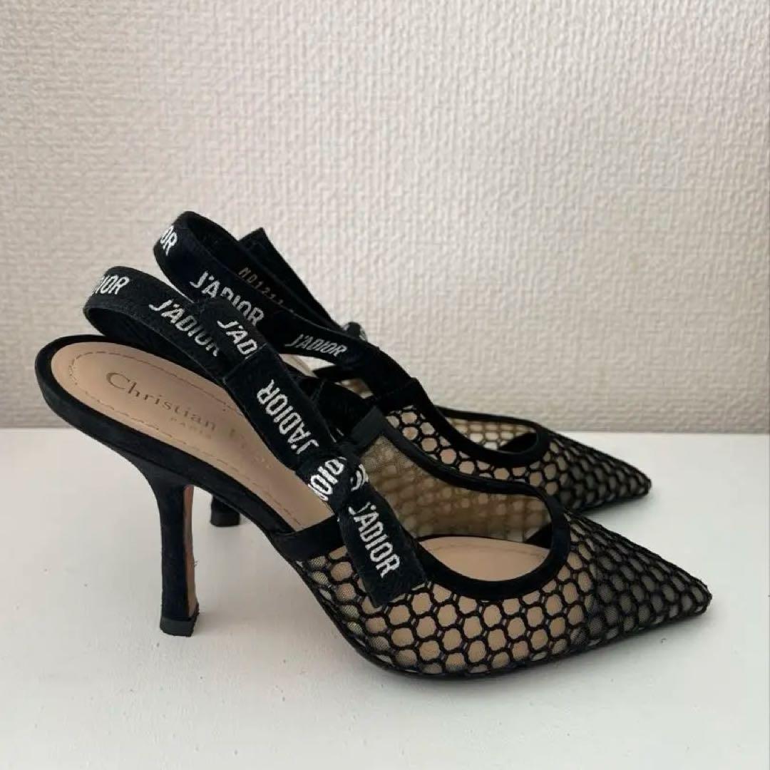 J’ADIOR スリングバック パンプス 39 ポインテッドトゥ