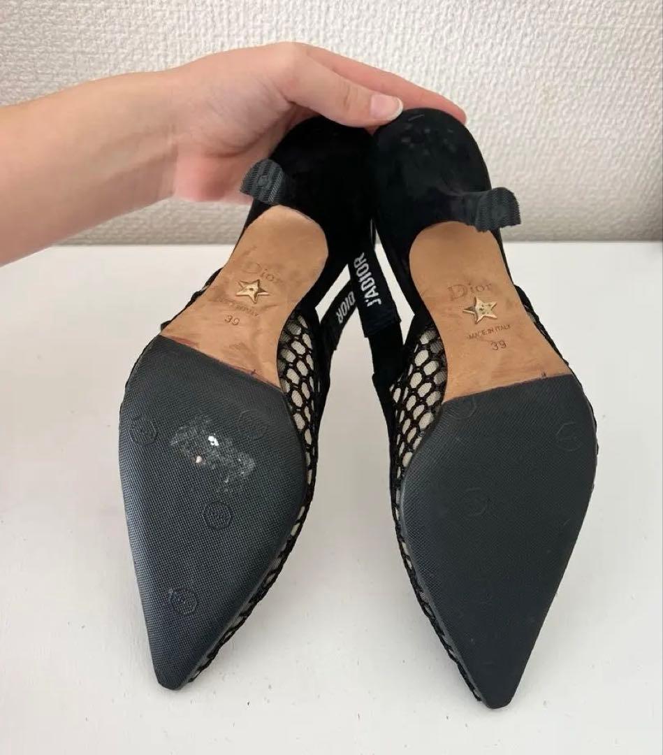 J’ADIOR スリングバック パンプス 39 ポインテッドトゥ