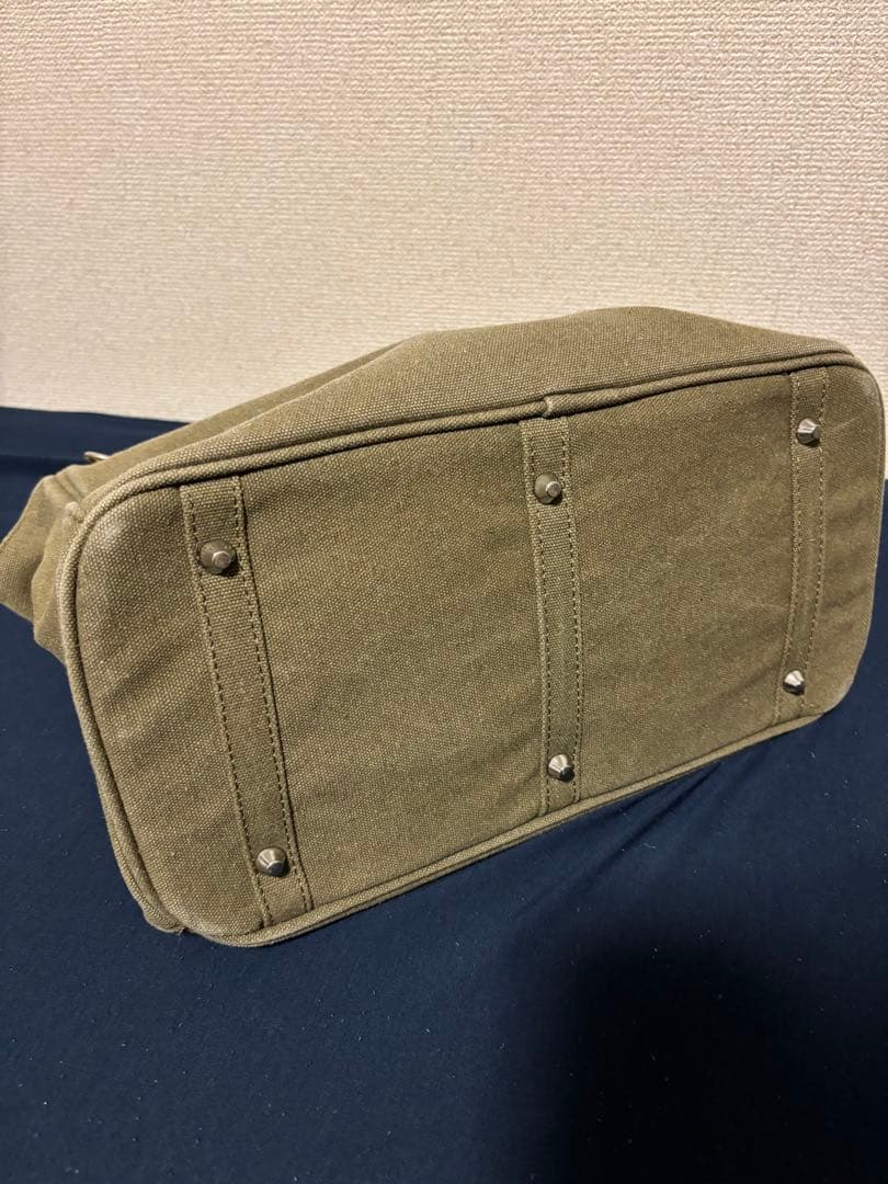 ハンドメイド　リメイク　トートバッグ　ミリタリー　トラベルバッグ