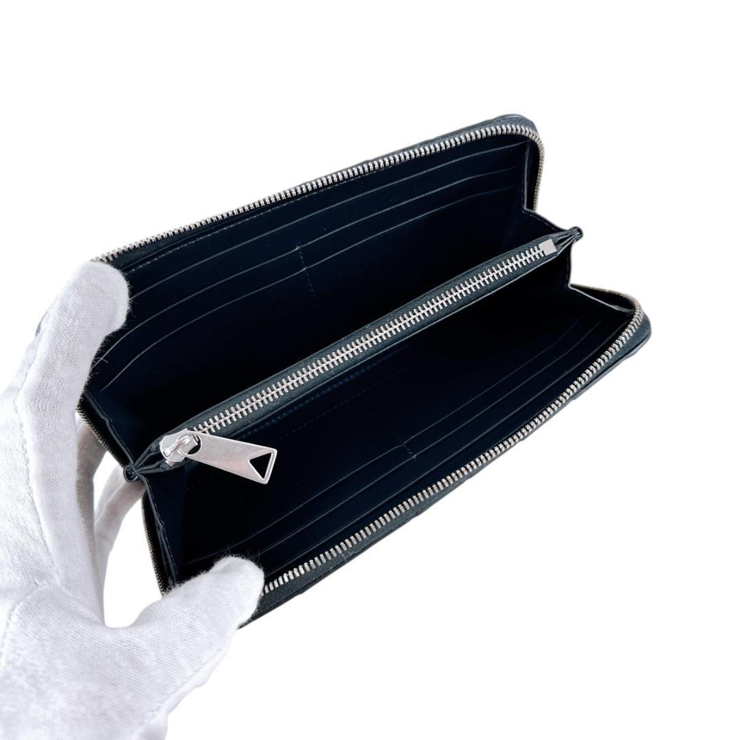 ボッテガヴェネタ イントレチャート デグラデ加工 ジップアラウンドウォレット