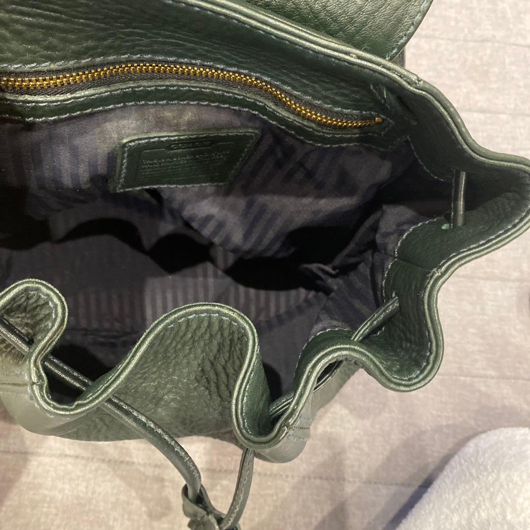 美品 コーチ COACH オールドコーチ 巾着 バックパック リュックサック