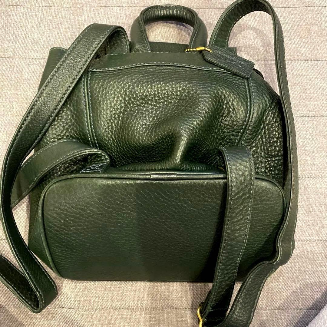 美品 コーチ COACH オールドコーチ 巾着 バックパック リュックサック