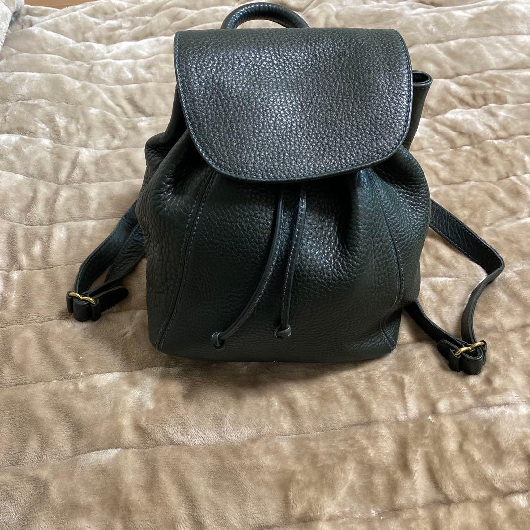 美品 コーチ COACH オールドコーチ 巾着 バックパック リュックサック