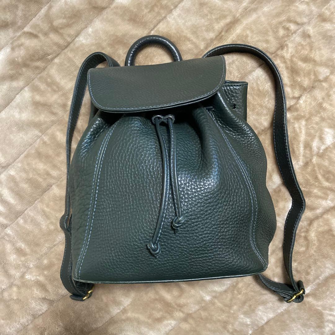 美品 コーチ COACH オールドコーチ 巾着 バックパック リュックサック