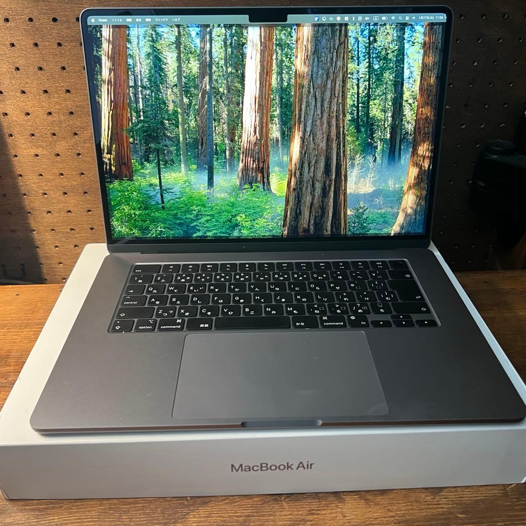 Macbook Air 2024 M3 15インチ　スペースグレイ