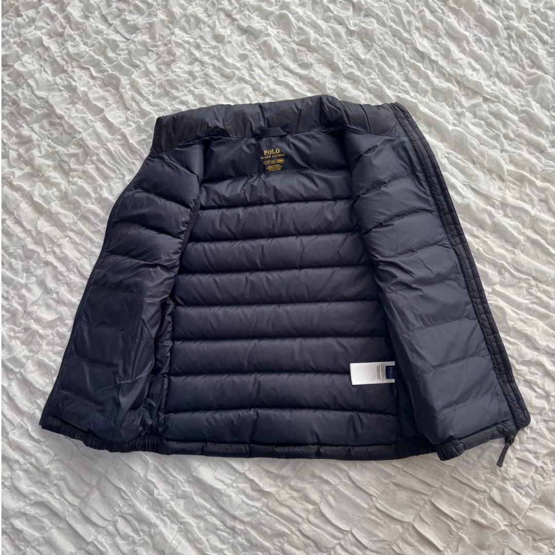 【1度着用のみ美品】 ポロラルフローレン ダウンベスト 近年モデル 刺繍ロゴ