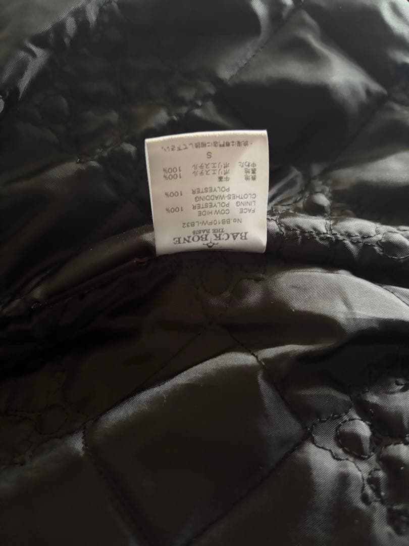 【S】バックボーンザクラシック　レザージャケット　BB10FW-LB32