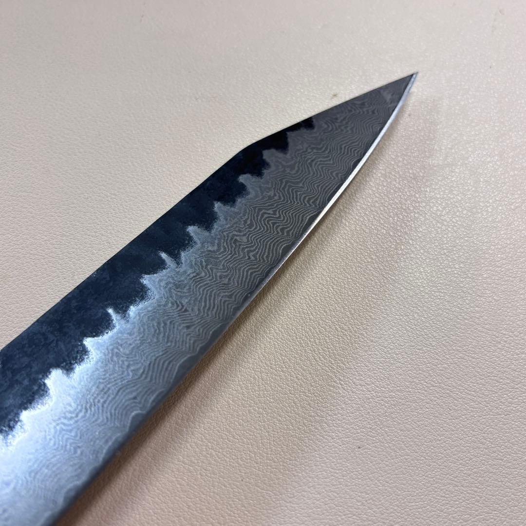 240mm黒打ちダマスカス　(切付型)牛刀シェフナイフ 牛刀【新品】…