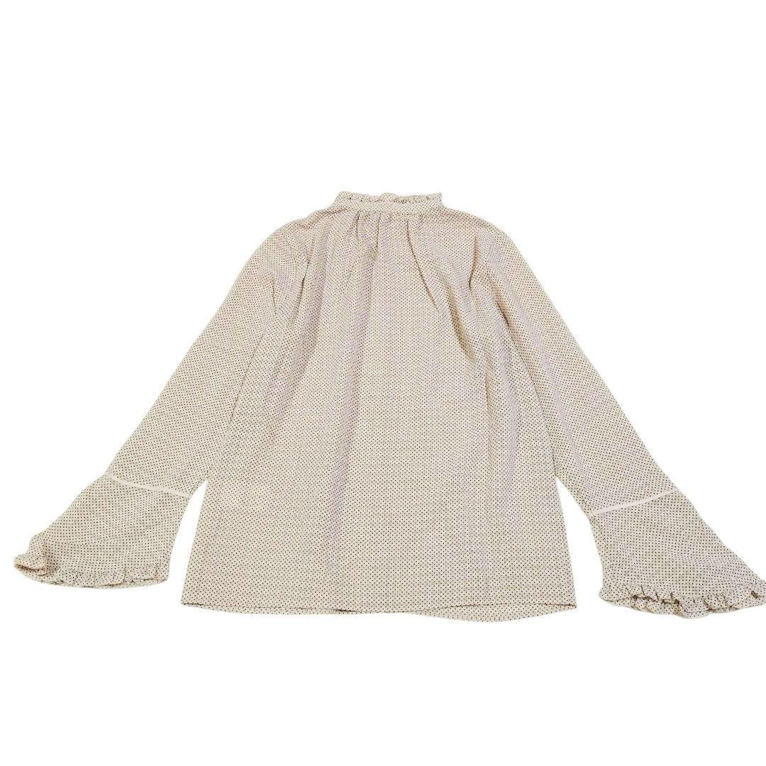 イエナラブクール ドット柄 フリル サッカー ブラウス 近年モデル 日本製