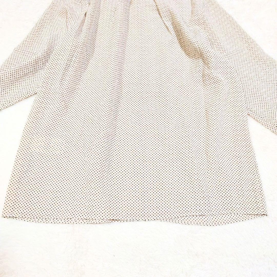 イエナラブクール ドット柄 フリル サッカー ブラウス 近年モデル 日本製