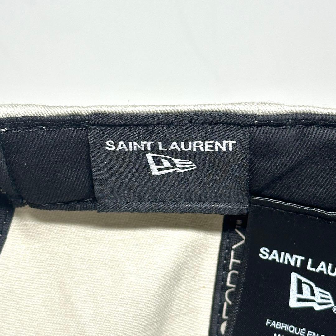 YVES SAINT LAURENT × NEW ERA YSL ロゴ キャップ