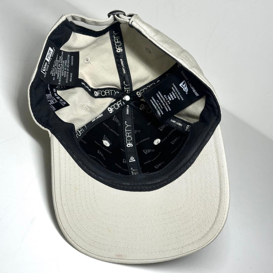 YVES SAINT LAURENT × NEW ERA YSL ロゴ キャップ