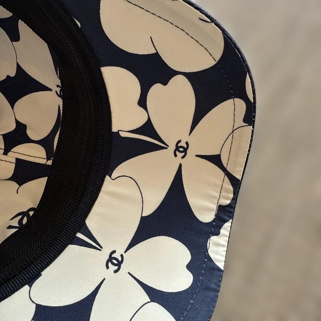 【極美品】CHANEL シャネル　ネイビー　キャップ　帽子