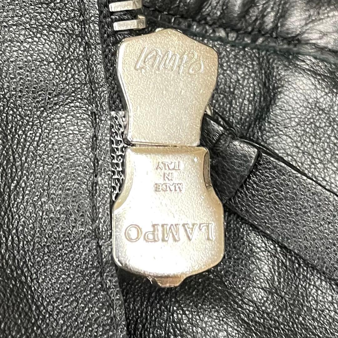 ERMANNO SCERVINO レザージャケット 50 L 黒 本革