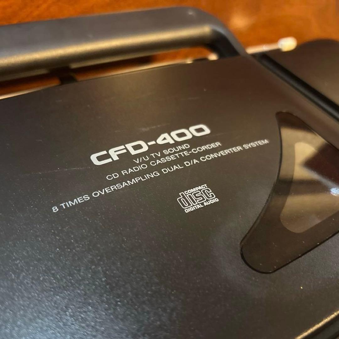 SONY CFD-400 ラジカセ：作動品