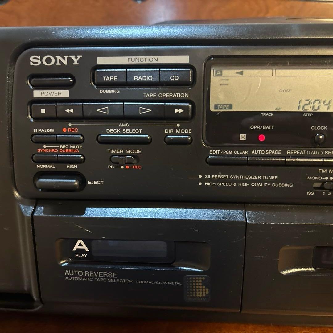 SONY CFD-400 ラジカセ：作動品