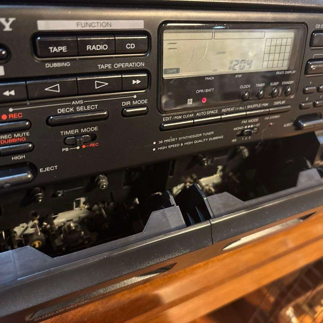 SONY CFD-400 ラジカセ：作動品