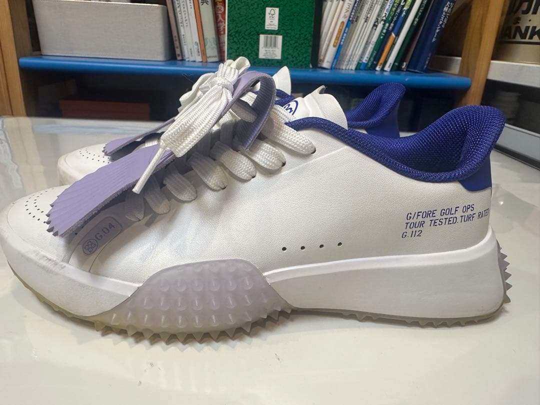 G/FORE ゴルフシューズ ホワイト/パープル