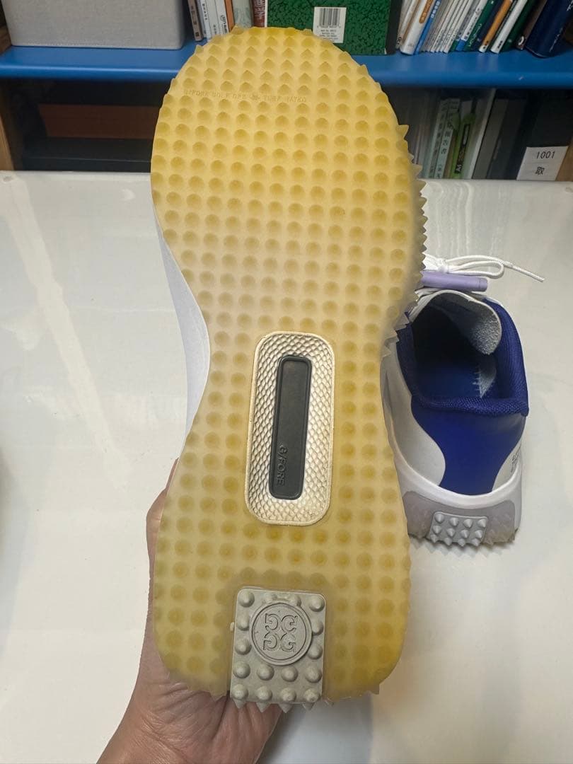 G/FORE ゴルフシューズ ホワイト/パープル