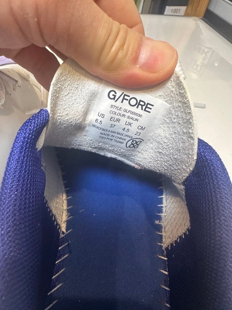 G/FORE ゴルフシューズ ホワイト/パープル