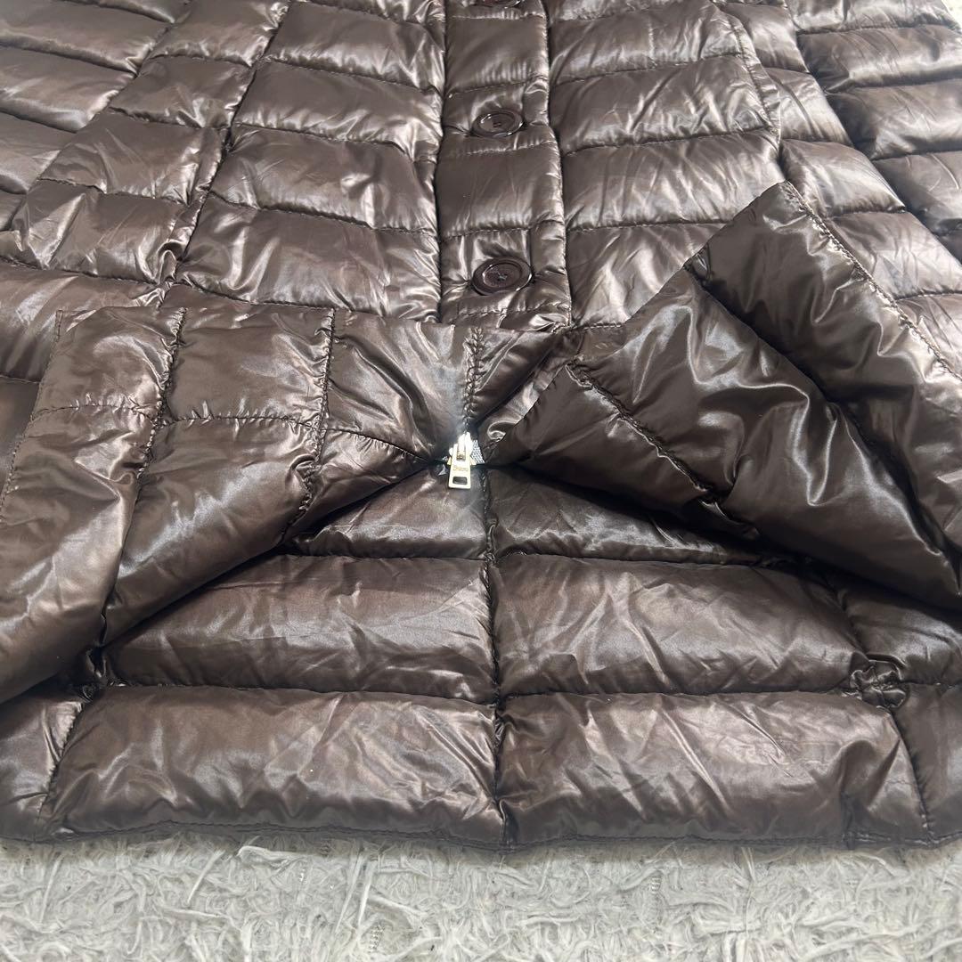 15992✨良品✨ヘルノ 38 フード着脱 ロングダウンジャケット コート