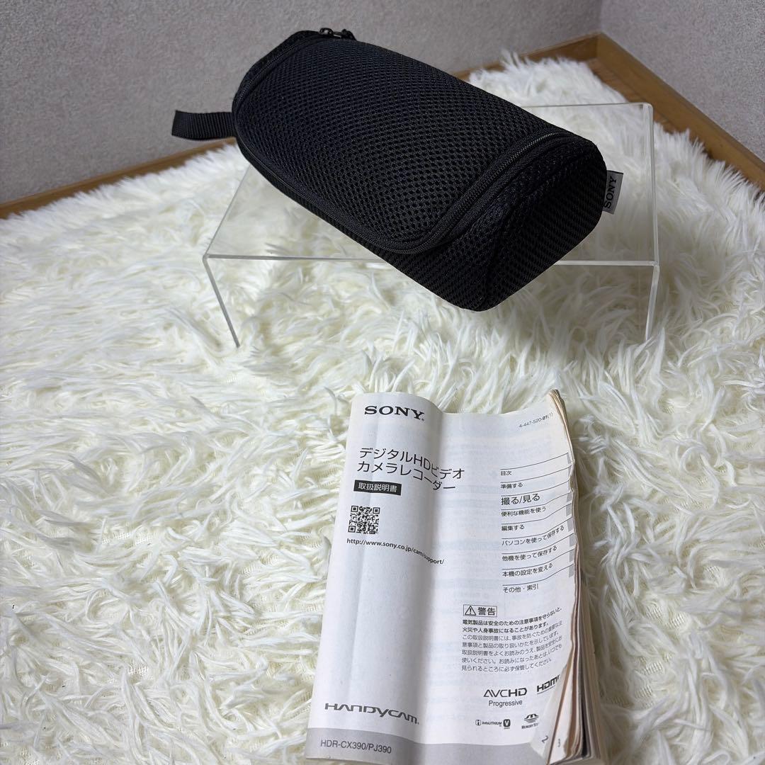 【極美品】SONY ハンディカムHDR-CX390 付属品多数