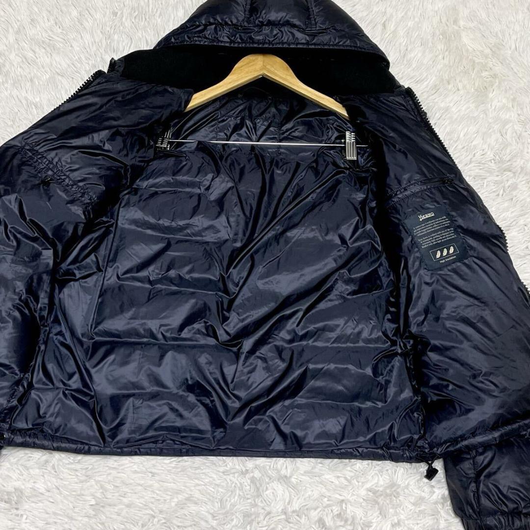 希少L/ヘルノ HERNO ダウンジャケット パーカー ブルゾン