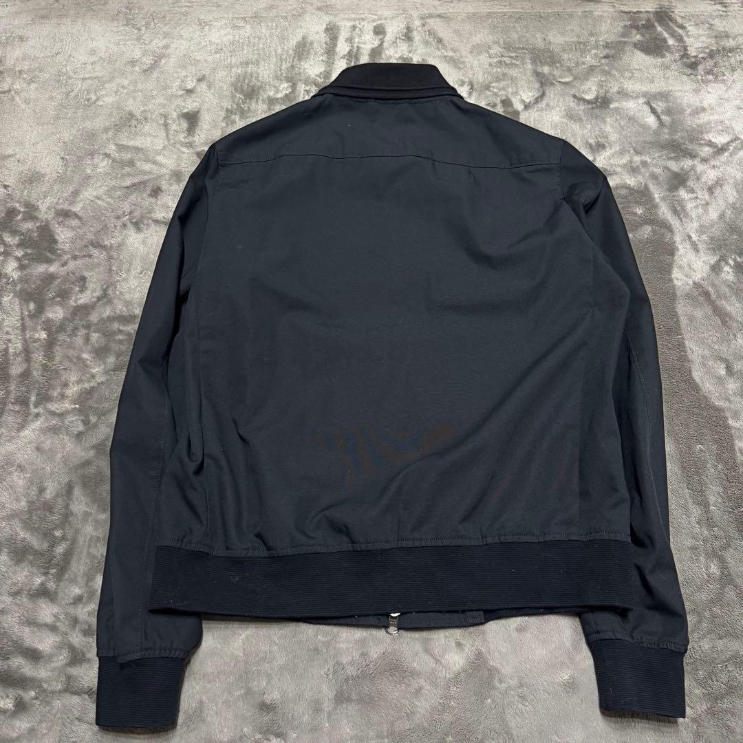 fred perry ジャケット ニット 切替 ブルゾン ジップアップ ロゴ 黒