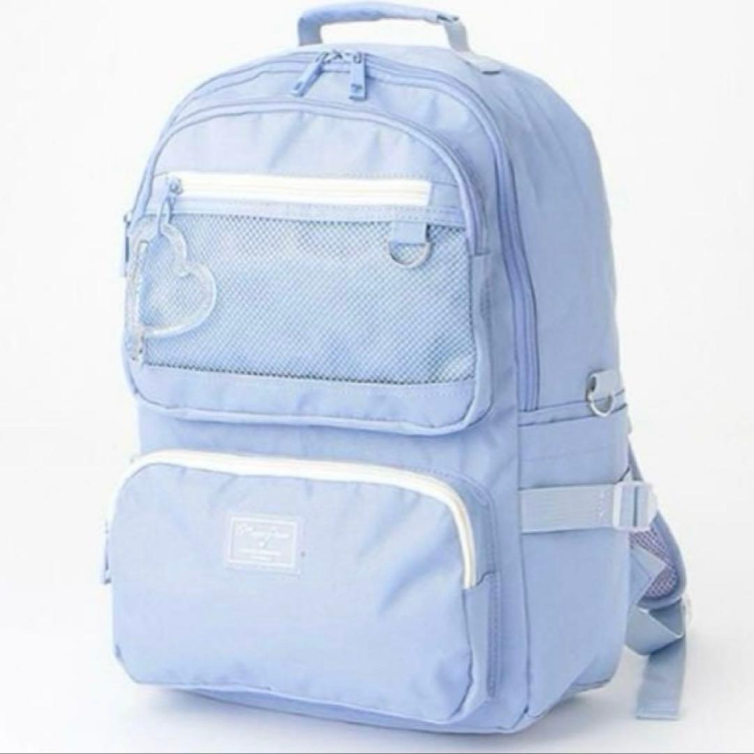 メゾピアノジュニア　ラメカラビナつきリュック