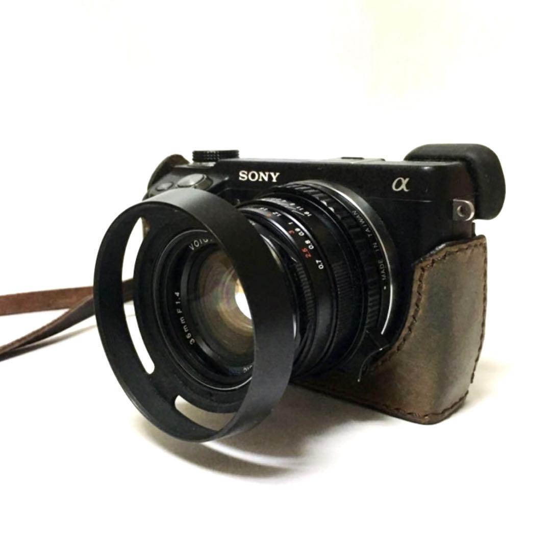 なのなの様　ソニー SONY NEX-6用レザーケース Recoil製リコイル