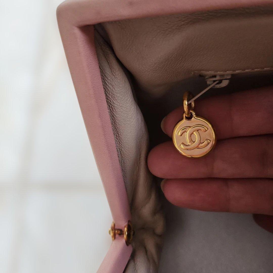 専用です。CHANEL ピンク キルティング ハンドバッグ