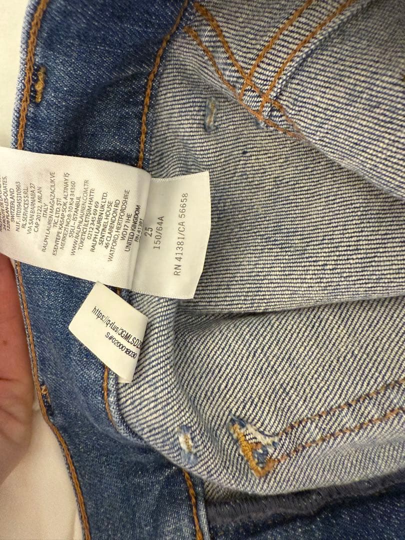 Polo Ralph Lauren ブーツジーンズ　25インチ