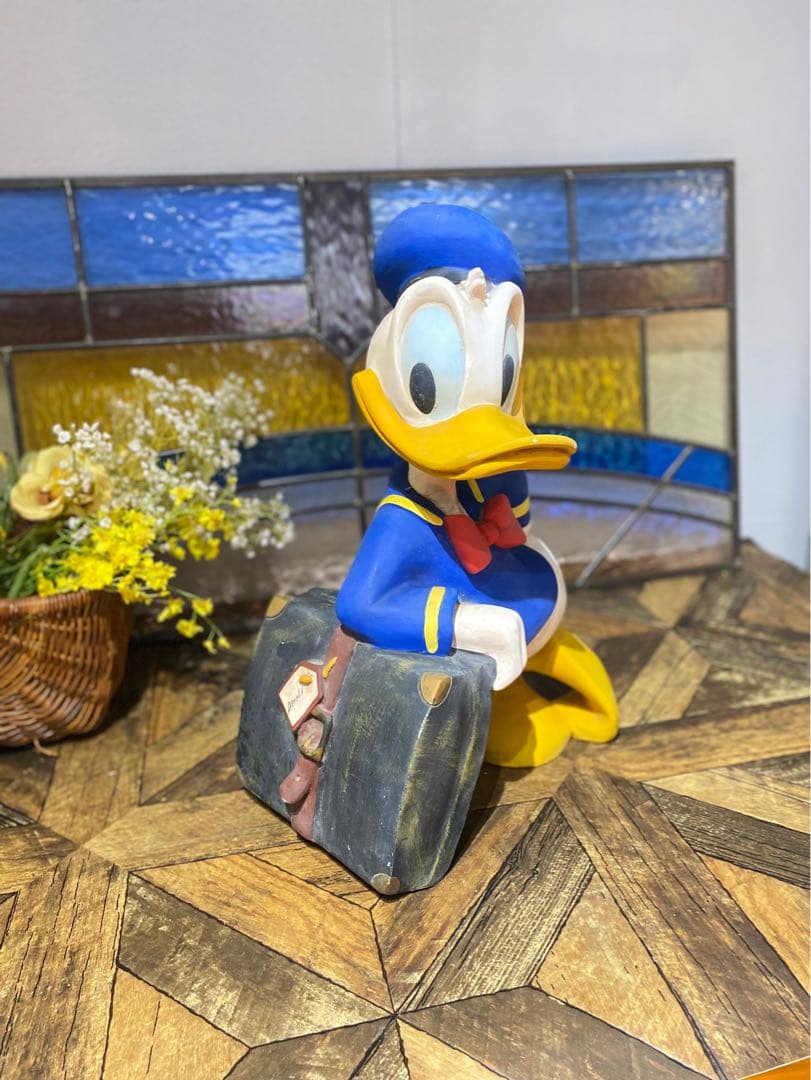 希少 Big ドナルドダック フィギュア 当時物 ディズニー アンティーク