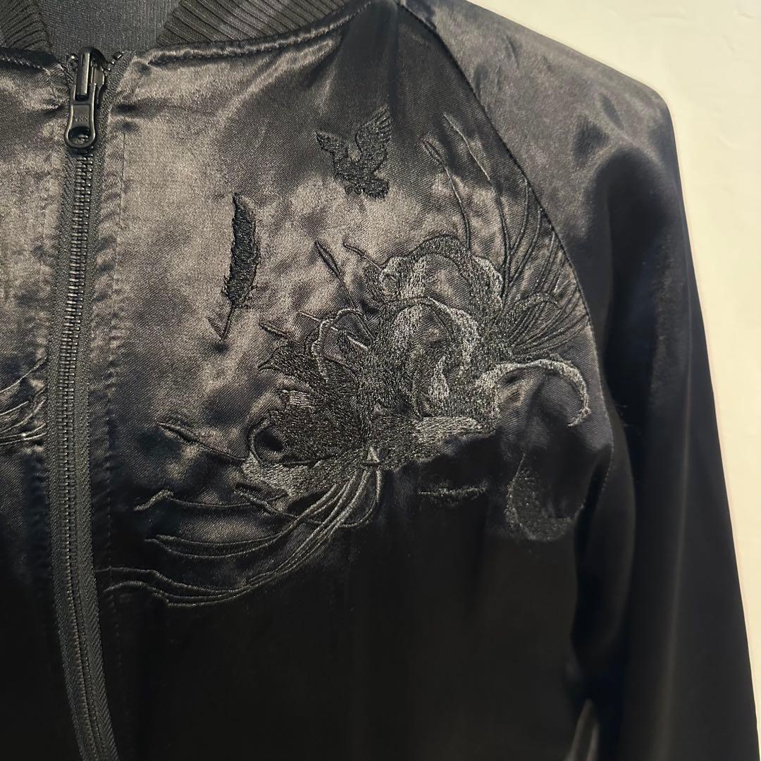 urushi 絡繰魂　刺繍　烏　Lサイズ　和柄