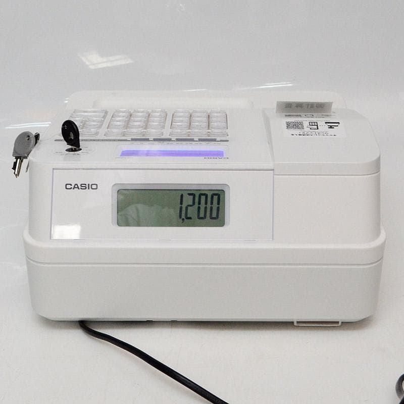 美品★カシオ　レジスター　SR-S200-EX　ホワイト