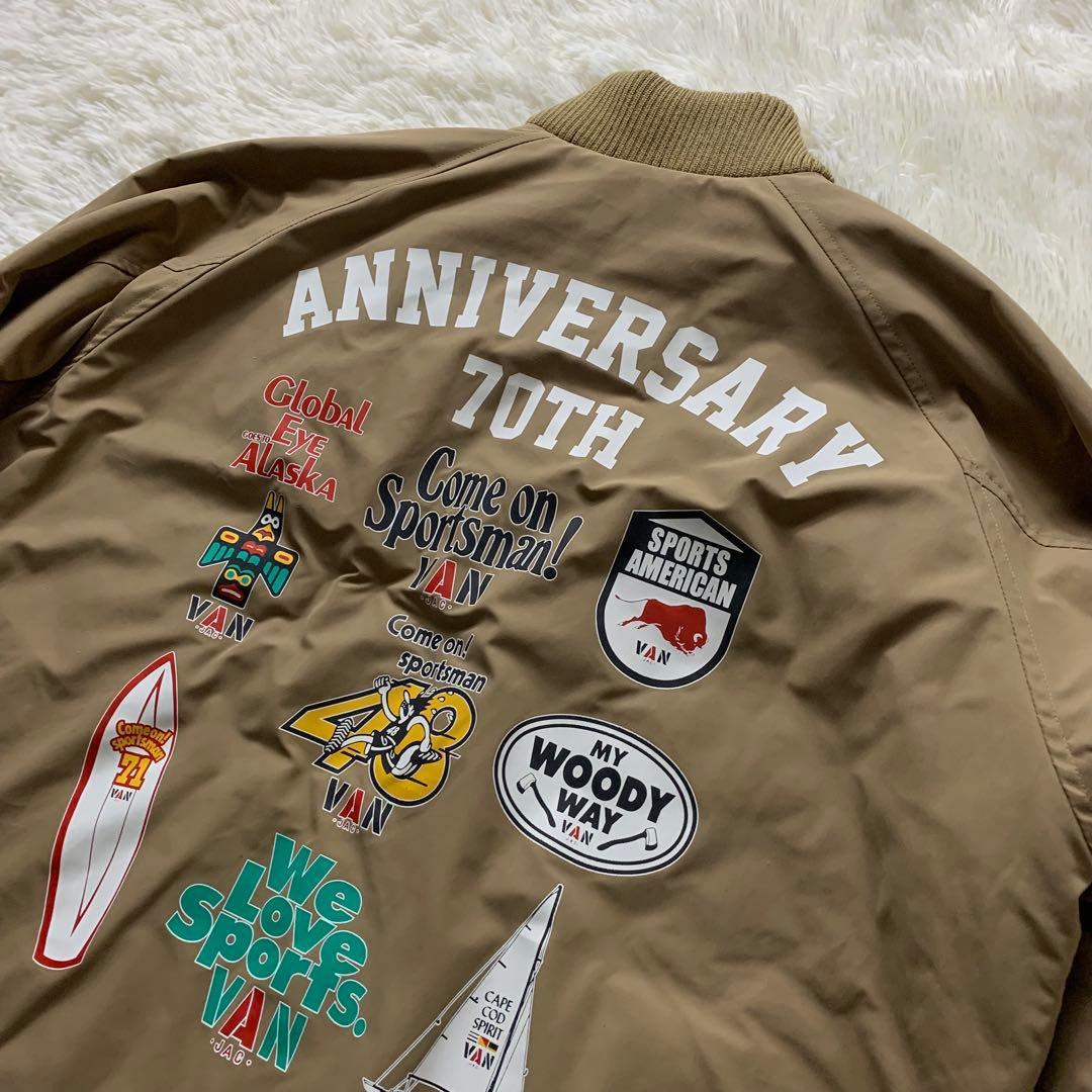 極美品■VAN JACKET ブルゾン 70周年 ベージュ LL