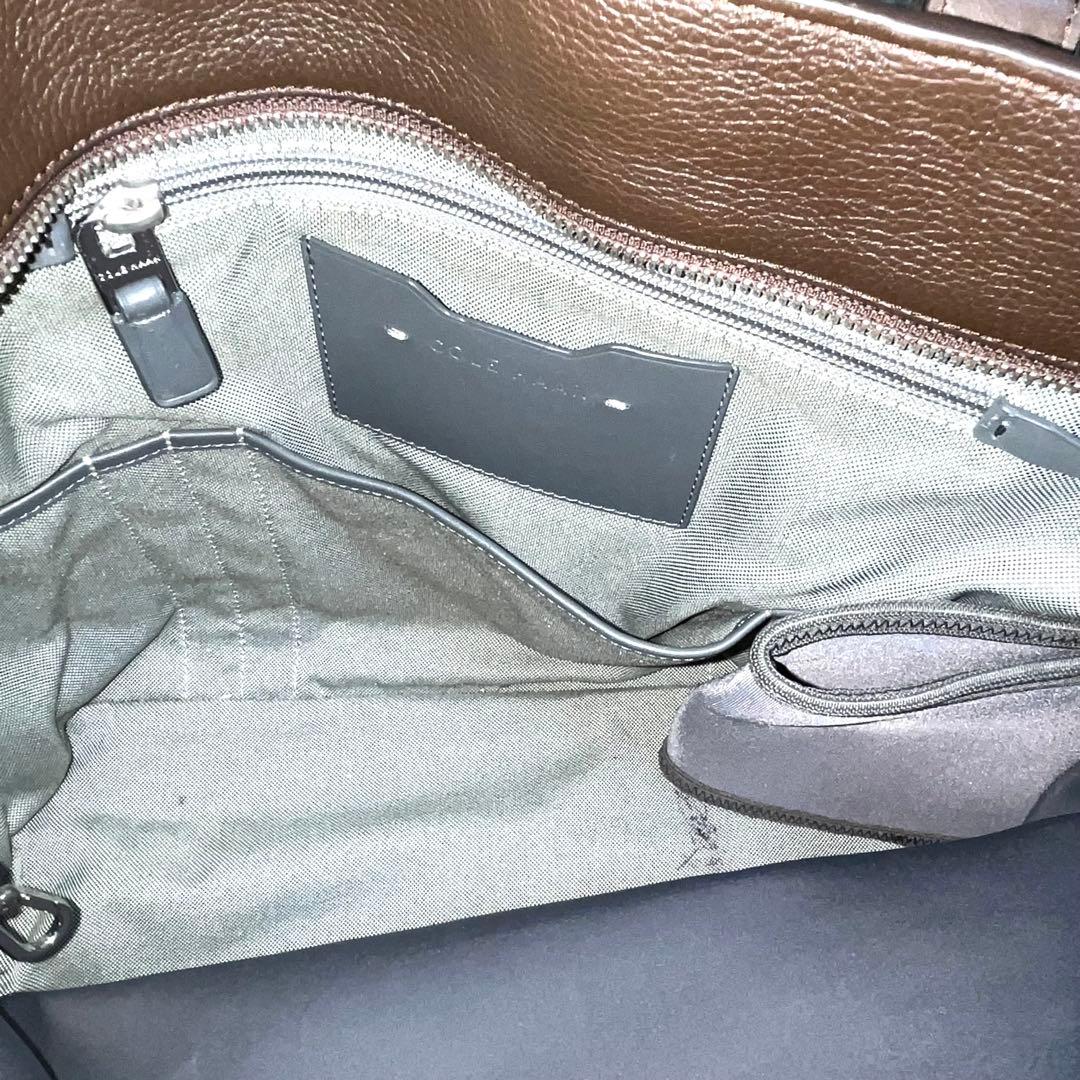 コールハーン　トライボロ トートバッグ　ビジネス　ショルダー　2wayシボ革