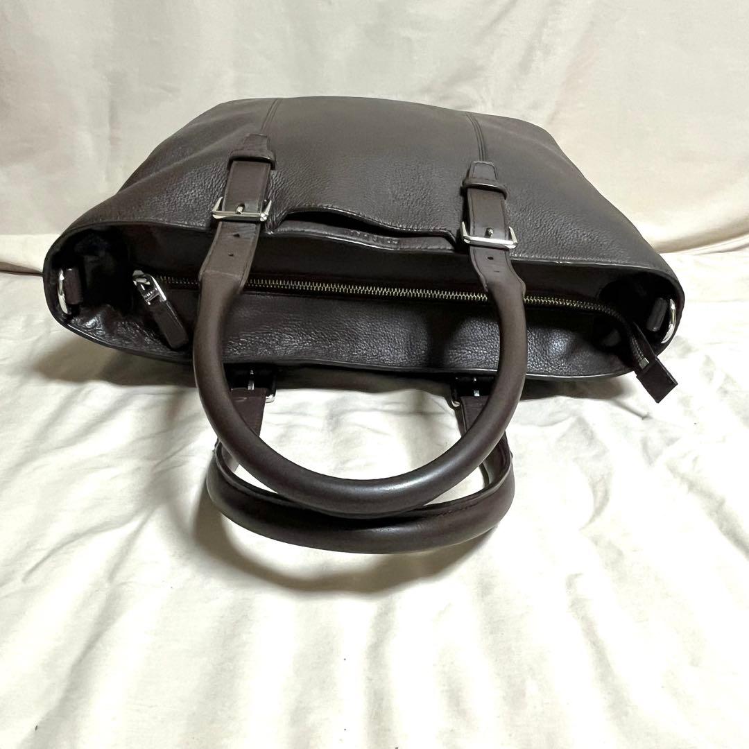 コールハーン　トライボロ トートバッグ　ビジネス　ショルダー　2wayシボ革