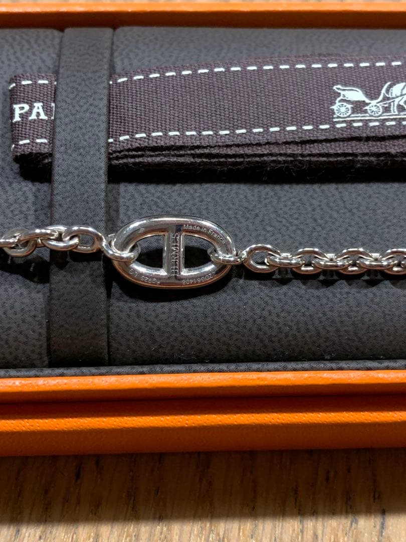 HR！！HERMES ファランドール　LG ブレスレット