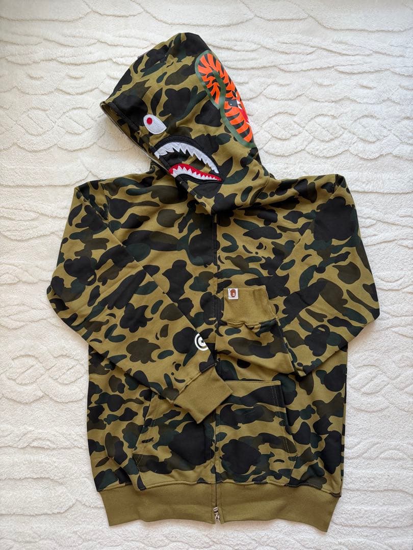 ♡*様 A Bathing Ape 迷彩シャークパーカー