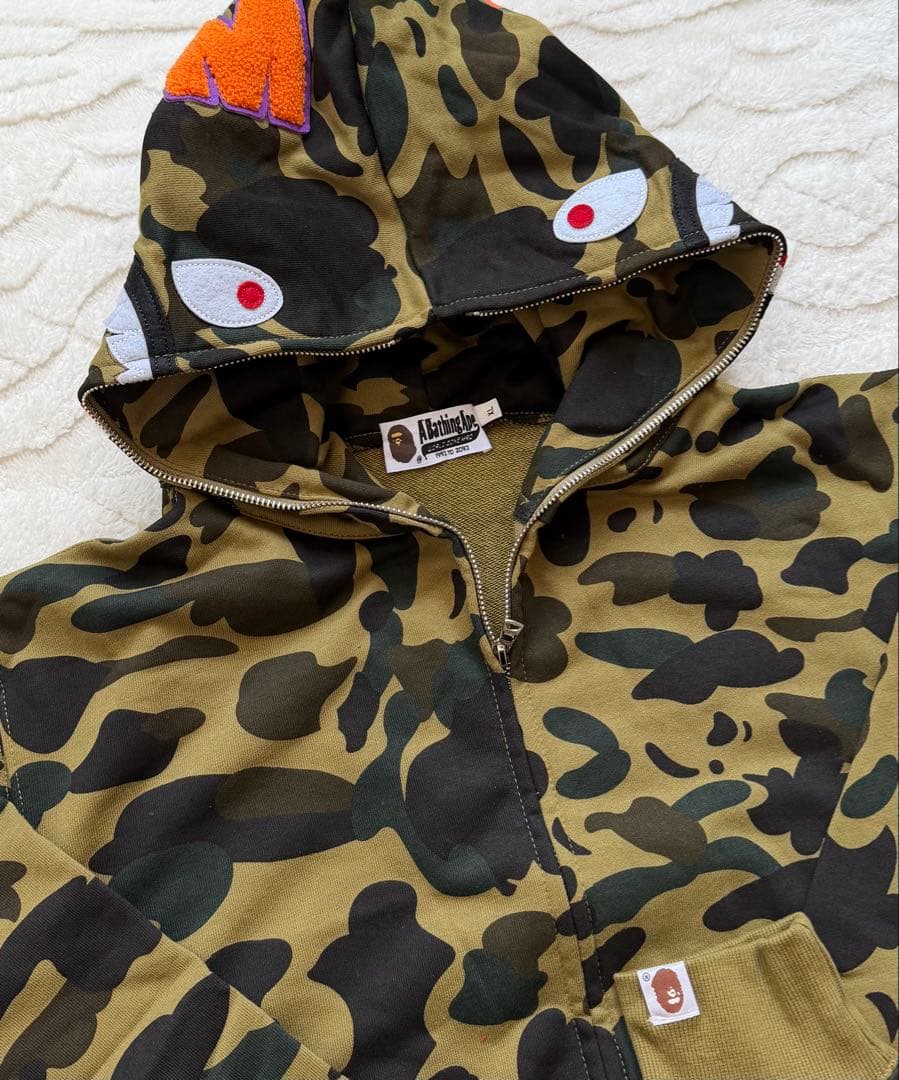 ♡*様 A Bathing Ape 迷彩シャークパーカー