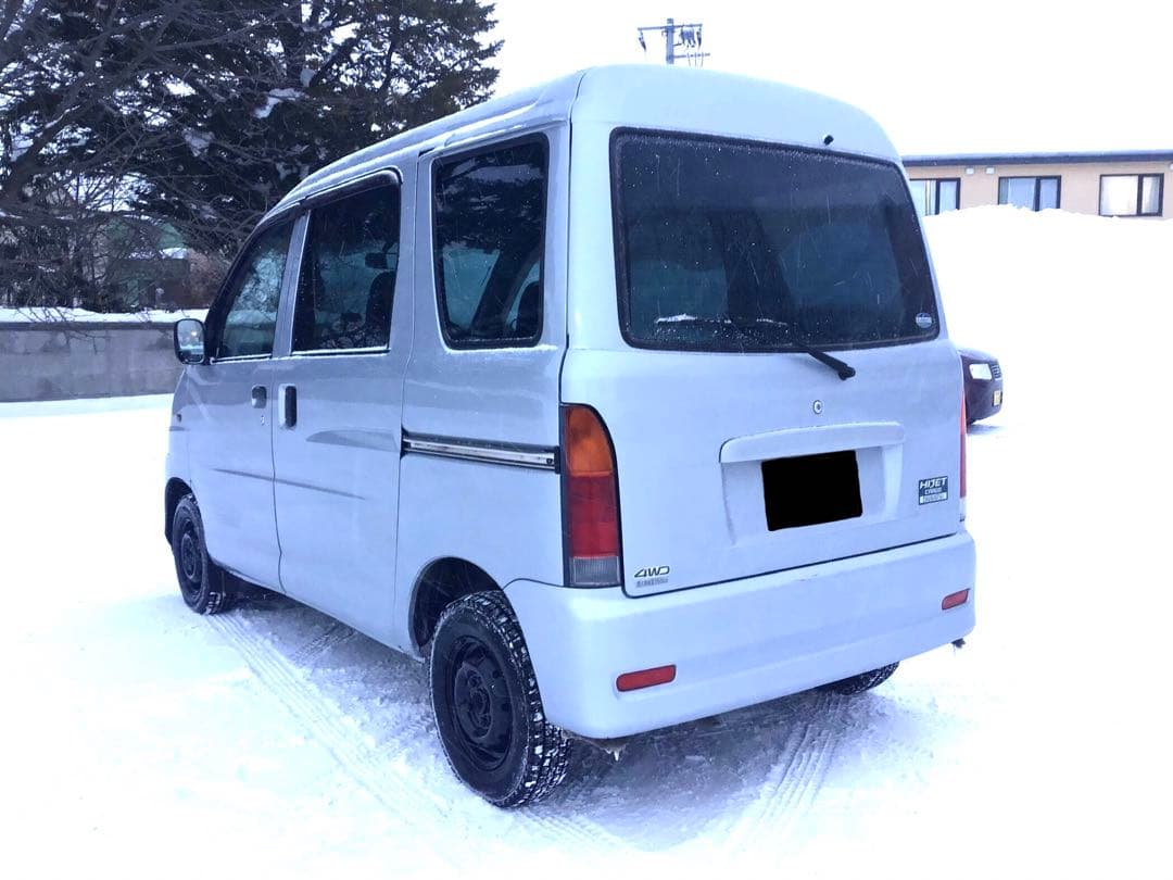 希少！禁煙・本州車！ハイゼットカーゴデラックス4WD MT車 走行7.3万km